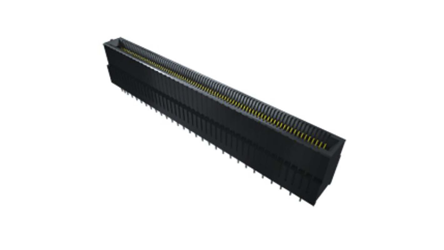 Samtec MTCA Series Female Edge Connector, Surface Mount, 170-Contacts, 0.75mm Pitch, 2-Row