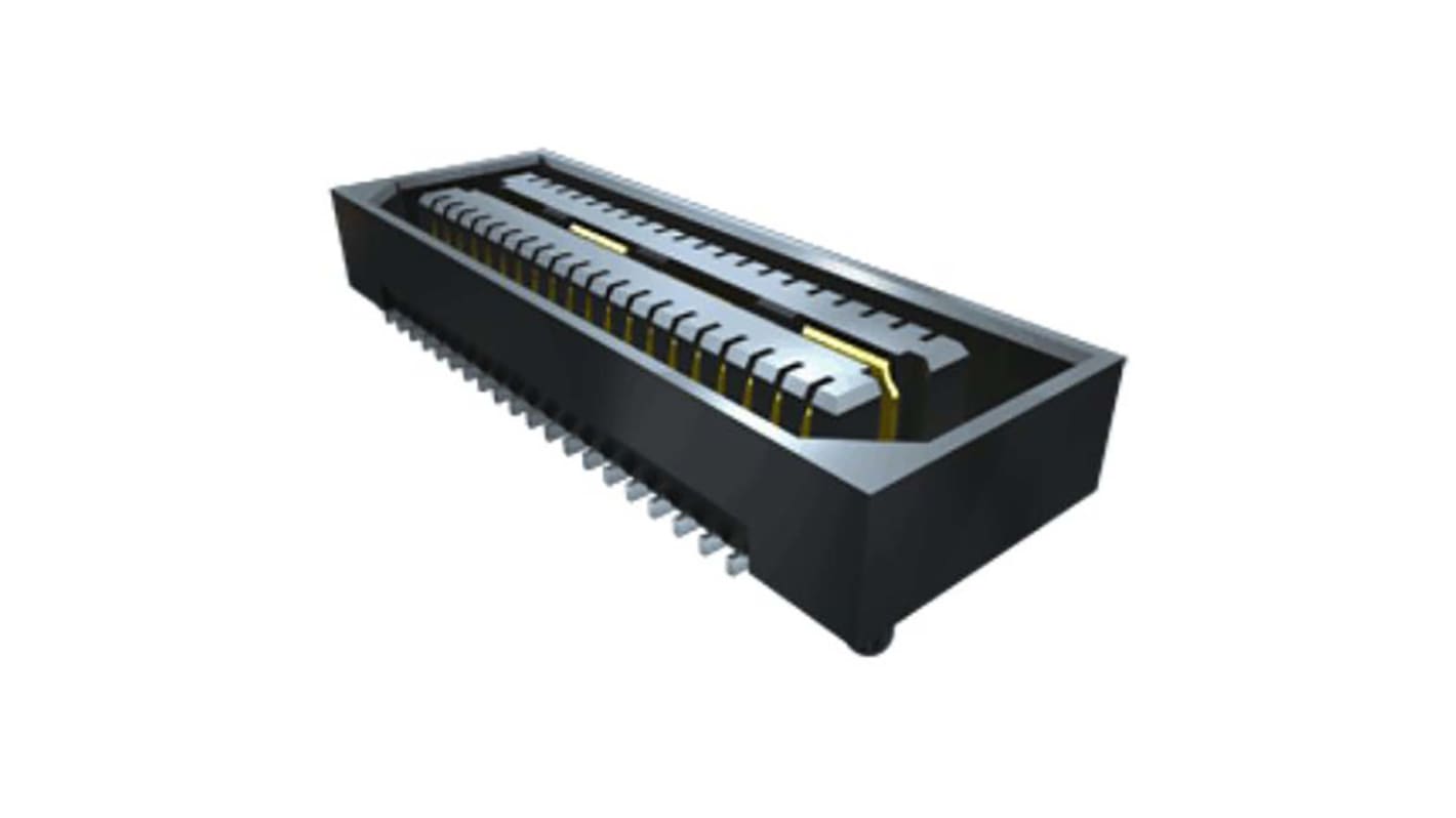 Samtec 基板接続用ソケット, 40 Pin 2 列 0.8mm ピッチ 表面実装