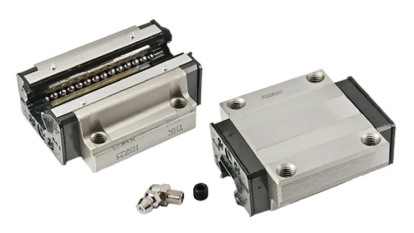 Blocco cuscinetto THK, serie HSR, carrello da 102.2mm x 70mm, per guida larga 23mm