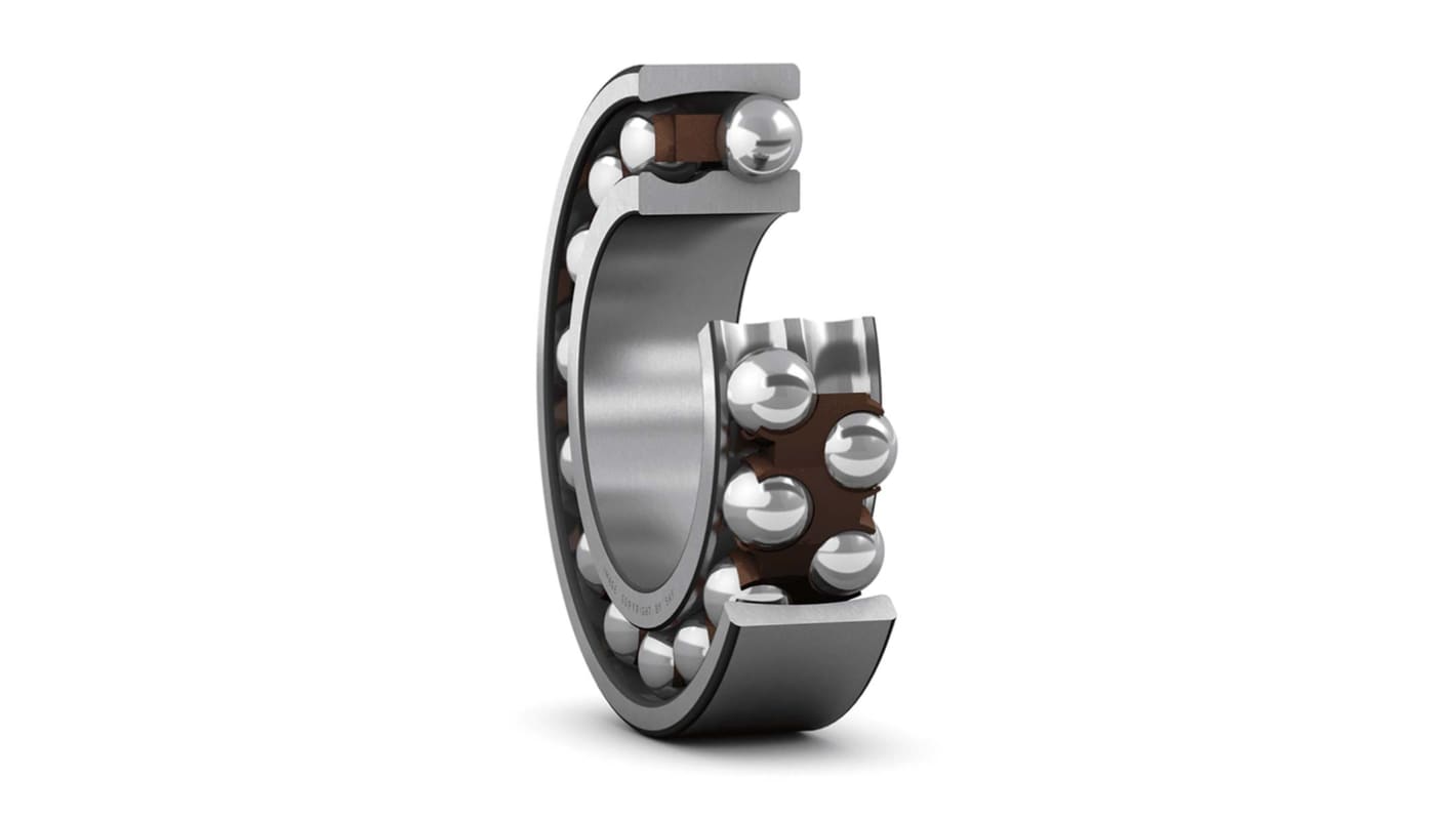 SKF 自调心球轴承, 40mm内径, 80mm外径, 23mm宽滚道, CN间隙, 开放型