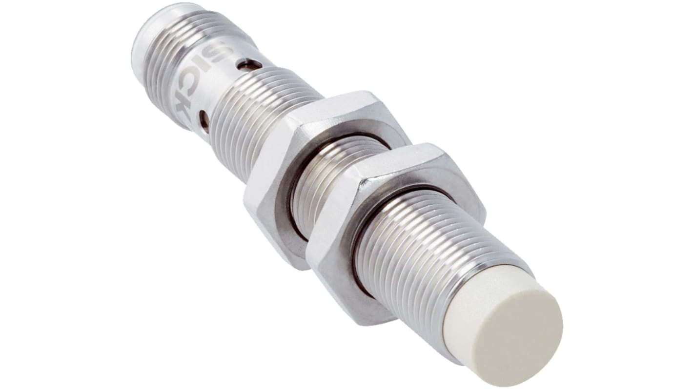 Rs-Online Sensore di prossimità Cilindro filettato SICK M12 rilevamento 8 mm 10 → 30 V CC