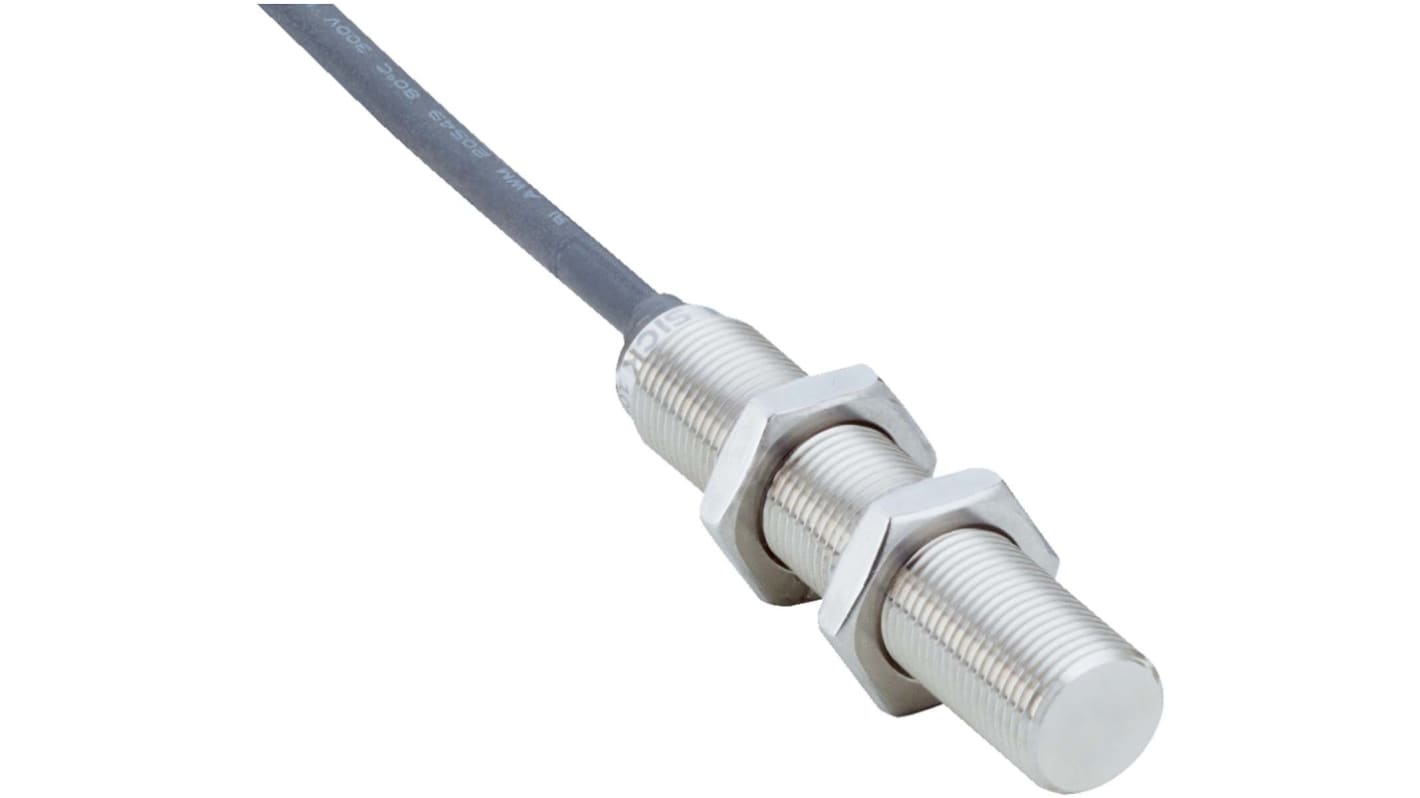 Rs-Online Sensore di prossimità Cilindro filettato SICK M12 rilevamento 4 mm 10 → 30 V CC