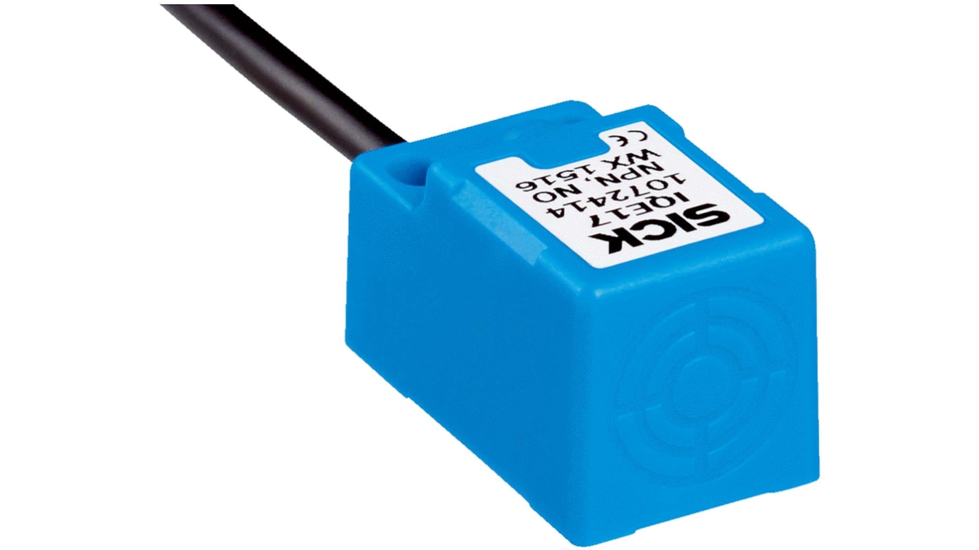 Sensor de proximidad Sick, alcance 5 mm, salida PNP normalmente cerrado, 10 → 30 V., IP67, 1kHz