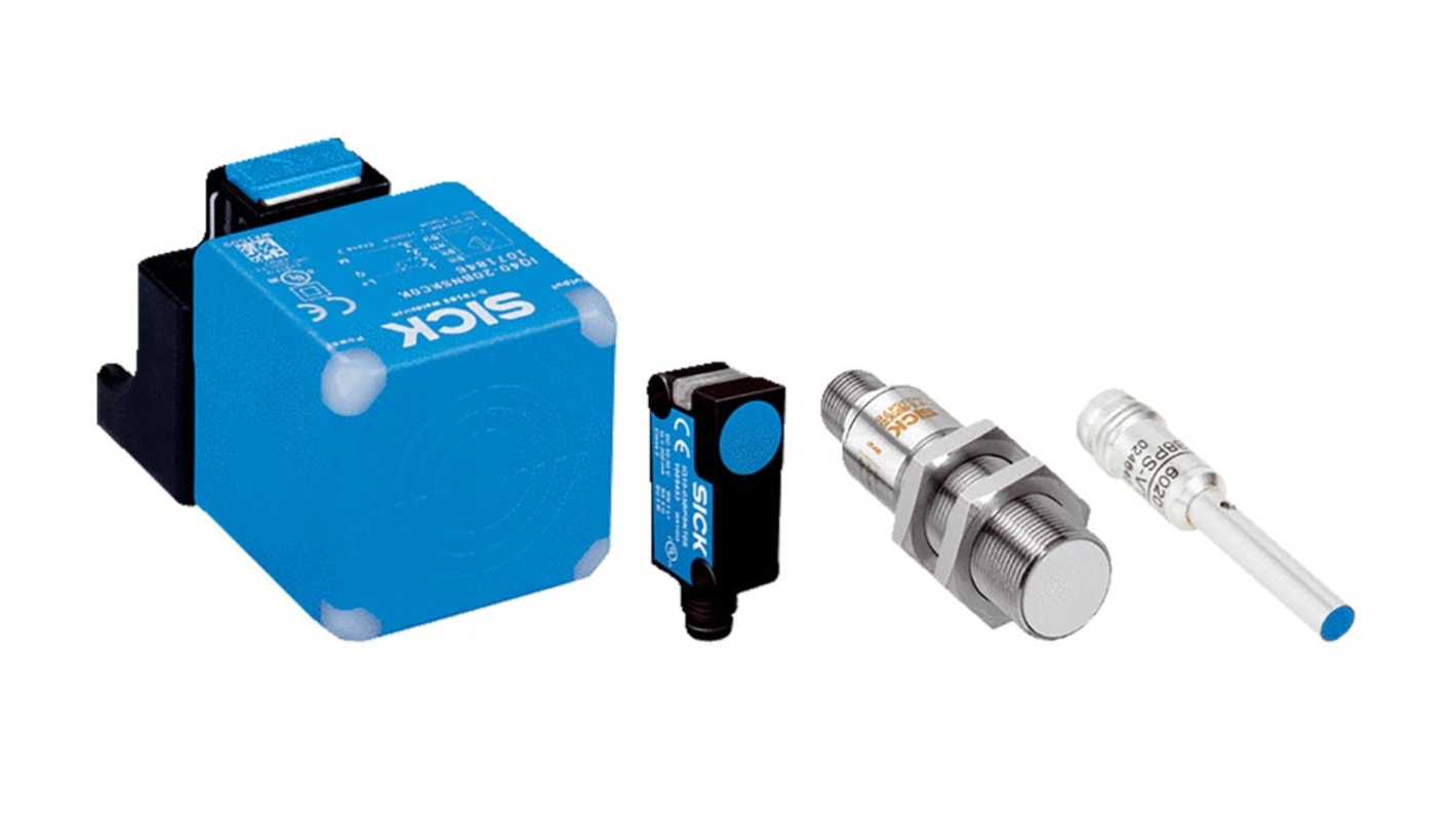 Rs-Online Sensore di prossimità Cilindro liscio SICK rilevamento 4 mm 10 → 30 V CC