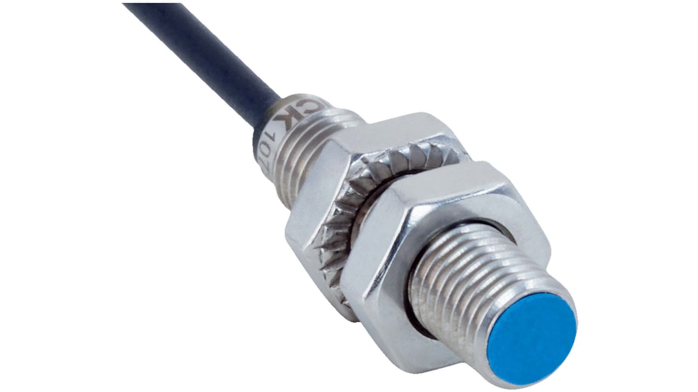 Sick Inductive Barrel-Style Proximity Sensor, M8 x 1, 2 mm Detection, NPN Normally Open Output, 10 → 30 V, IP68,