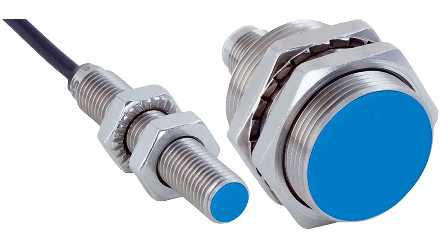 Rs-Online Sensore di prossimità Cilindro filettato SICK M12 rilevamento 8 mm 10 → 30 V CC