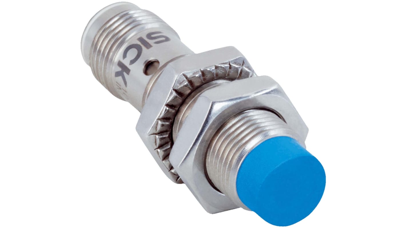 Rs-Online Sensore di prossimità Cilindro filettato SICK M12 rilevamento 8 mm 10 → 30 V CC