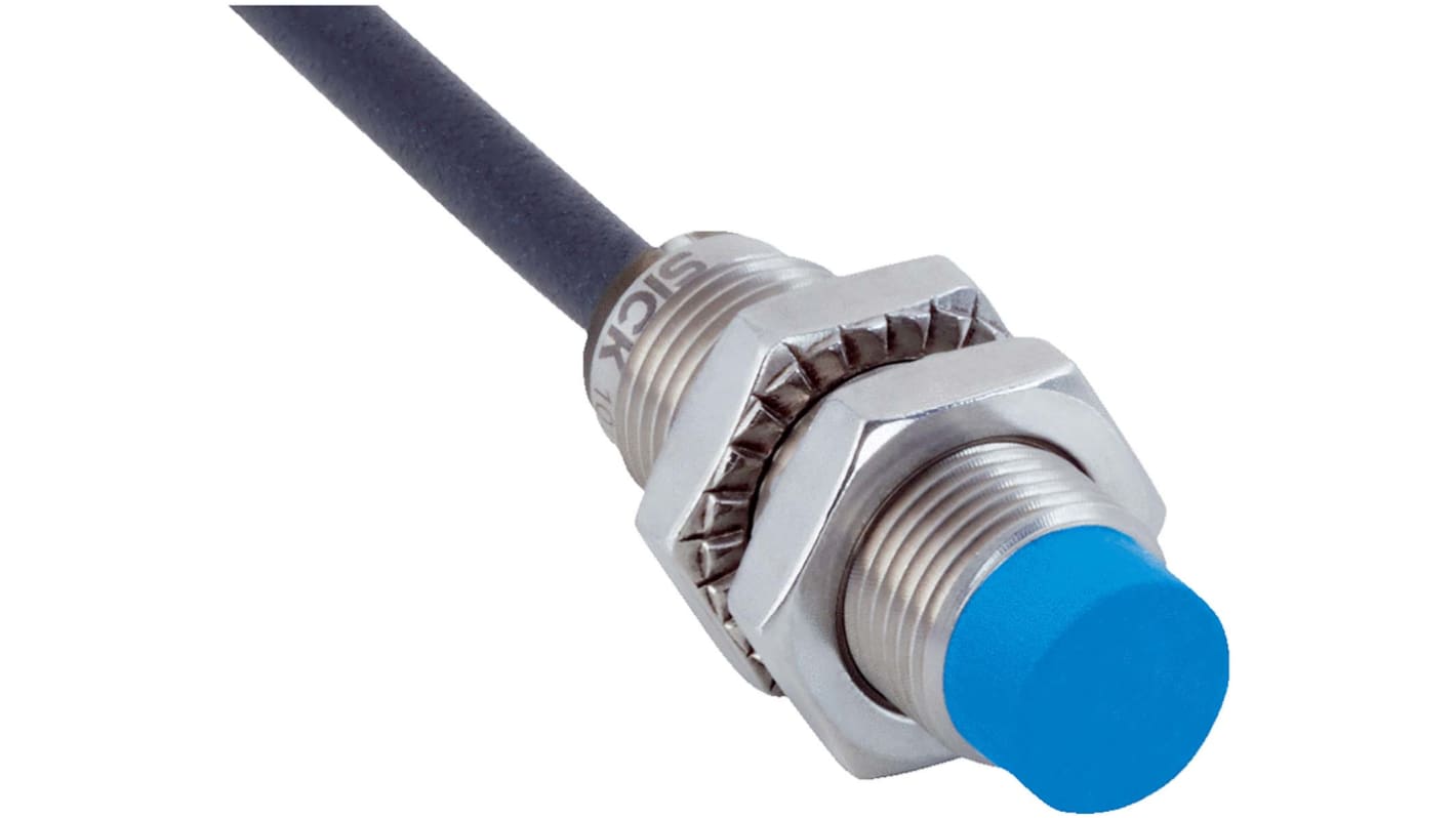 Rs-Online Sensore di prossimità Cilindro filettato SICK M12 rilevamento 8 mm 10 → 30 V CC