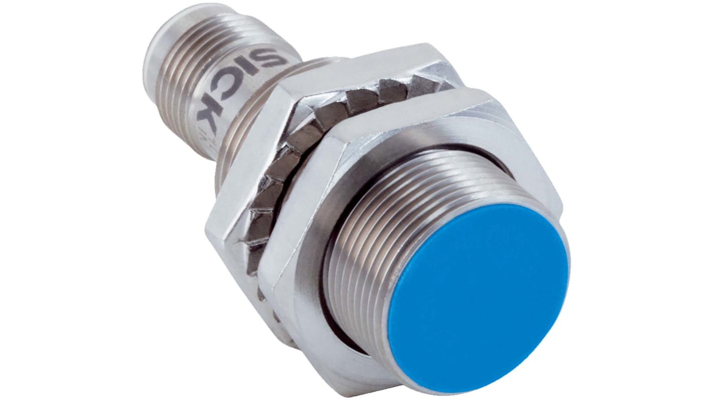 Rs-Online Sensore di prossimità Cilindro filettato SICK M18 rilevamento 8 mm 10 → 30 V CC
