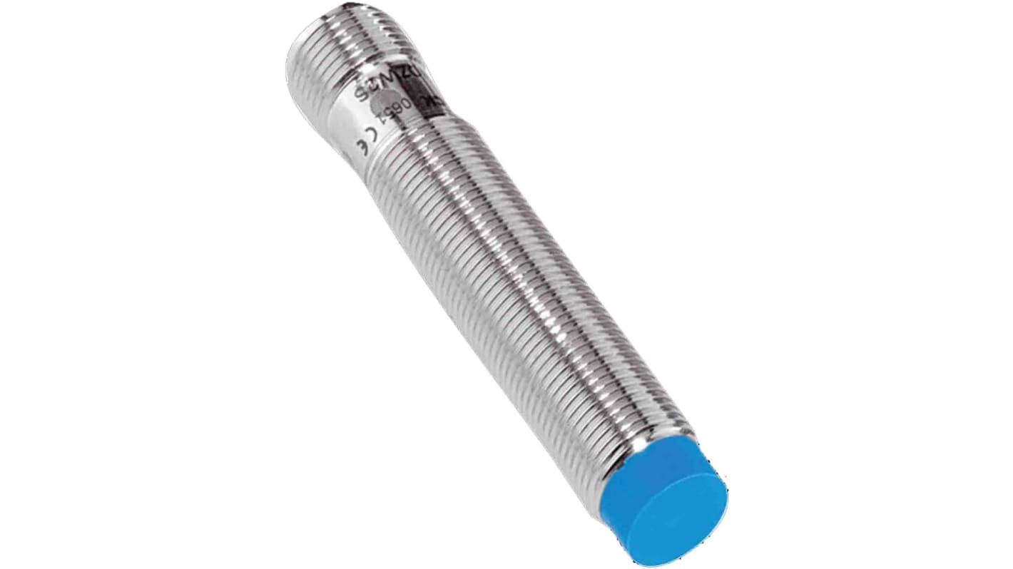 Sick Inductive Barrel-Style Proximity Sensor, M12 x 1, 8 mm Detection, NPN Normally Open Output, 10 → 30 V, IP67