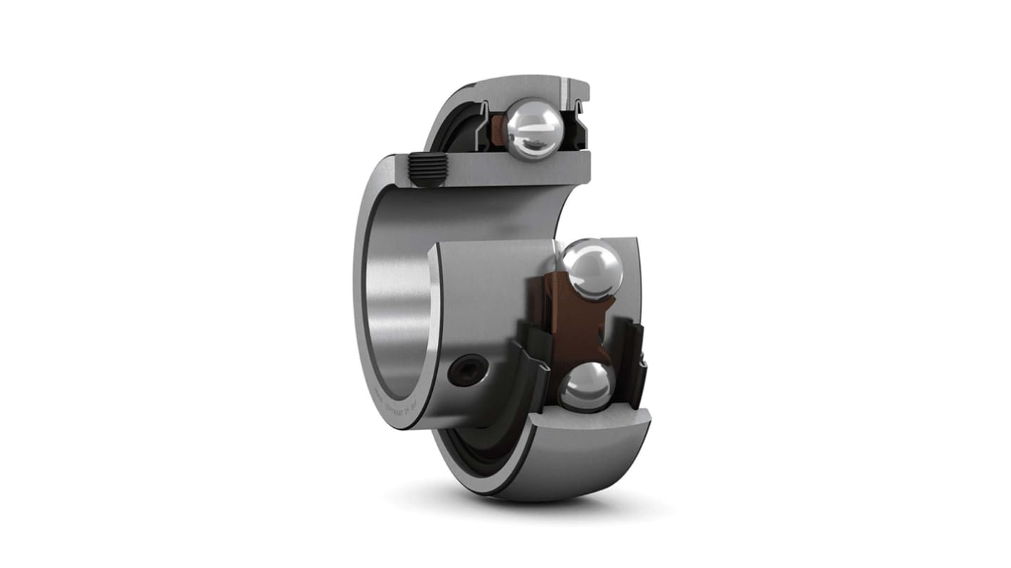 Insert pour roulement SKF, réf YAT 205, diam int 25mm, diam ext 52mm