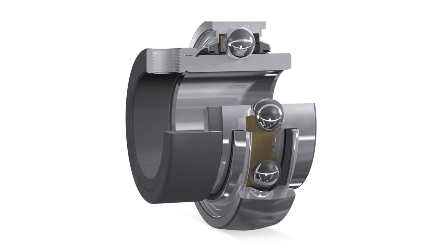 Roulements Y SKF, réf YET 205-100, diam int 25.4mm, diam ext 52mm
