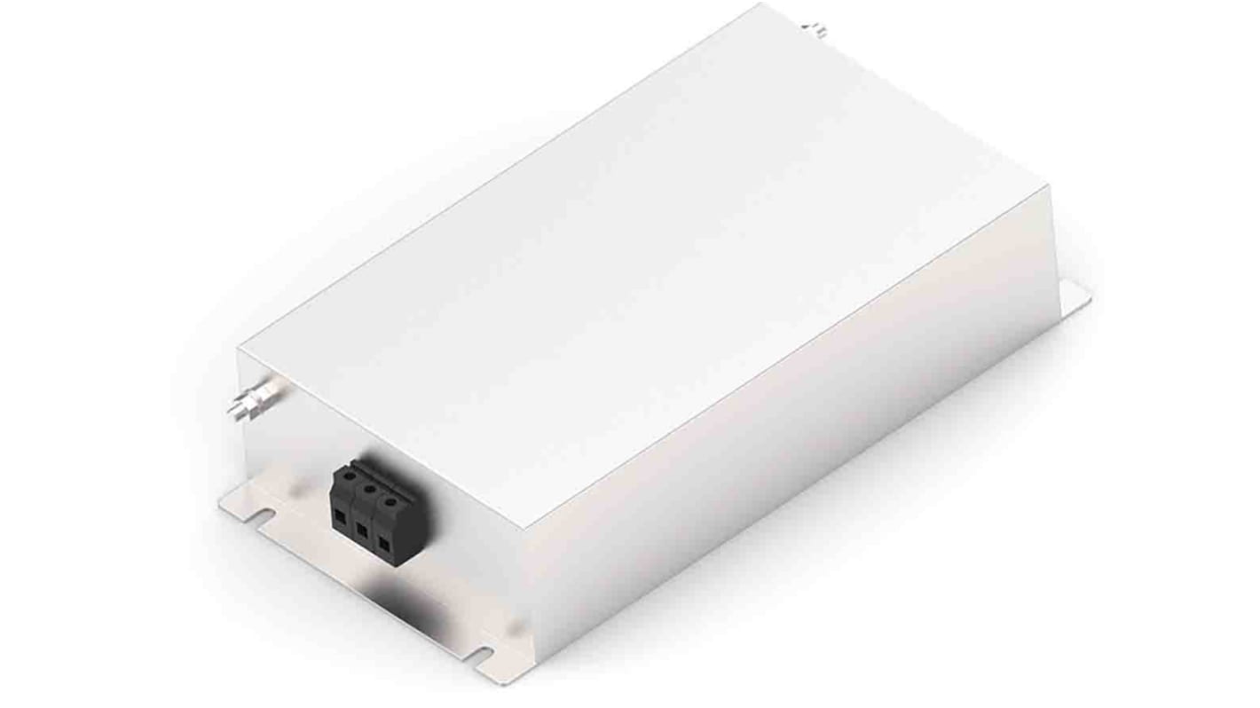 TE Connectivity 三相EMI滤波器, 20A, 440 V 交流, 50/60Hz, 底盘安装, 端子排接端, 二阶, KEH系列