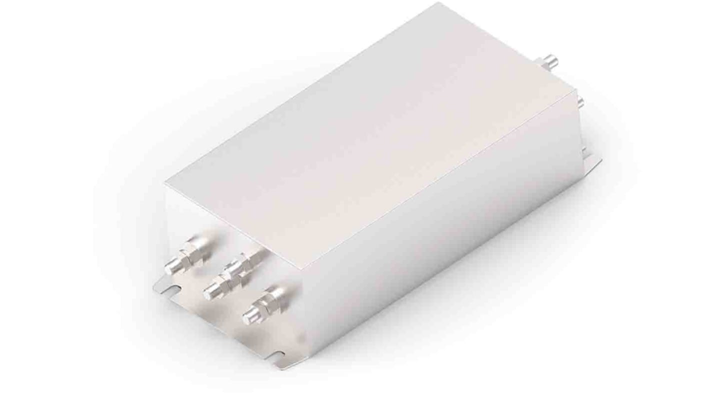 TE Connectivity 三相EMI滤波器, 150A, 440 V 交流, 50/60Hz, 底盘安装, 端子排接端, 二阶, KEH系列