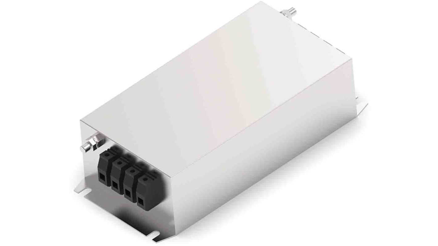 Filtro EMI TE Connectivity, 100A, 440 V ac, 50 → 60Hz, Montaje en Panel, con terminales Bloque Terminal 6 mA,