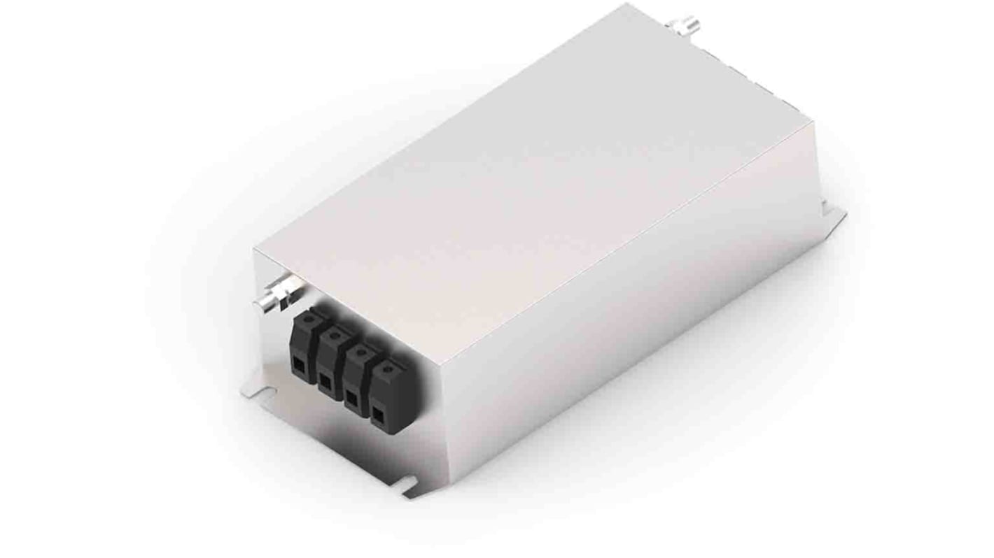 Filtro EMI TE Connectivity, 100A, 440 V ac, 50 → 60Hz, Montaje en Panel, con terminales Bloque Terminal 12 mA,