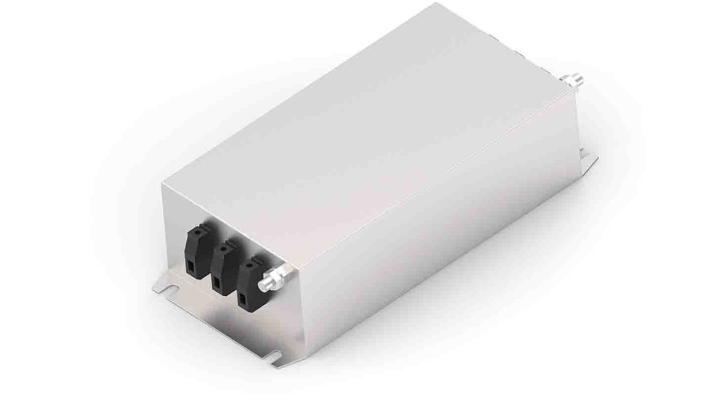 Filtro EMI TE Connectivity, 100A, 3 fasi, 520 V c.a., A telaio