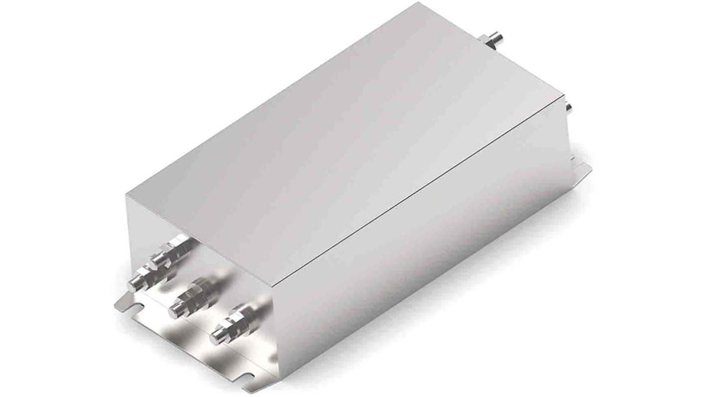 TE Connectivity 三相EMI滤波器, 150A, 520 V 交流, 50 → 60Hz, 底盘安装, 螺纹螺栓接端, 一阶, KEB系列