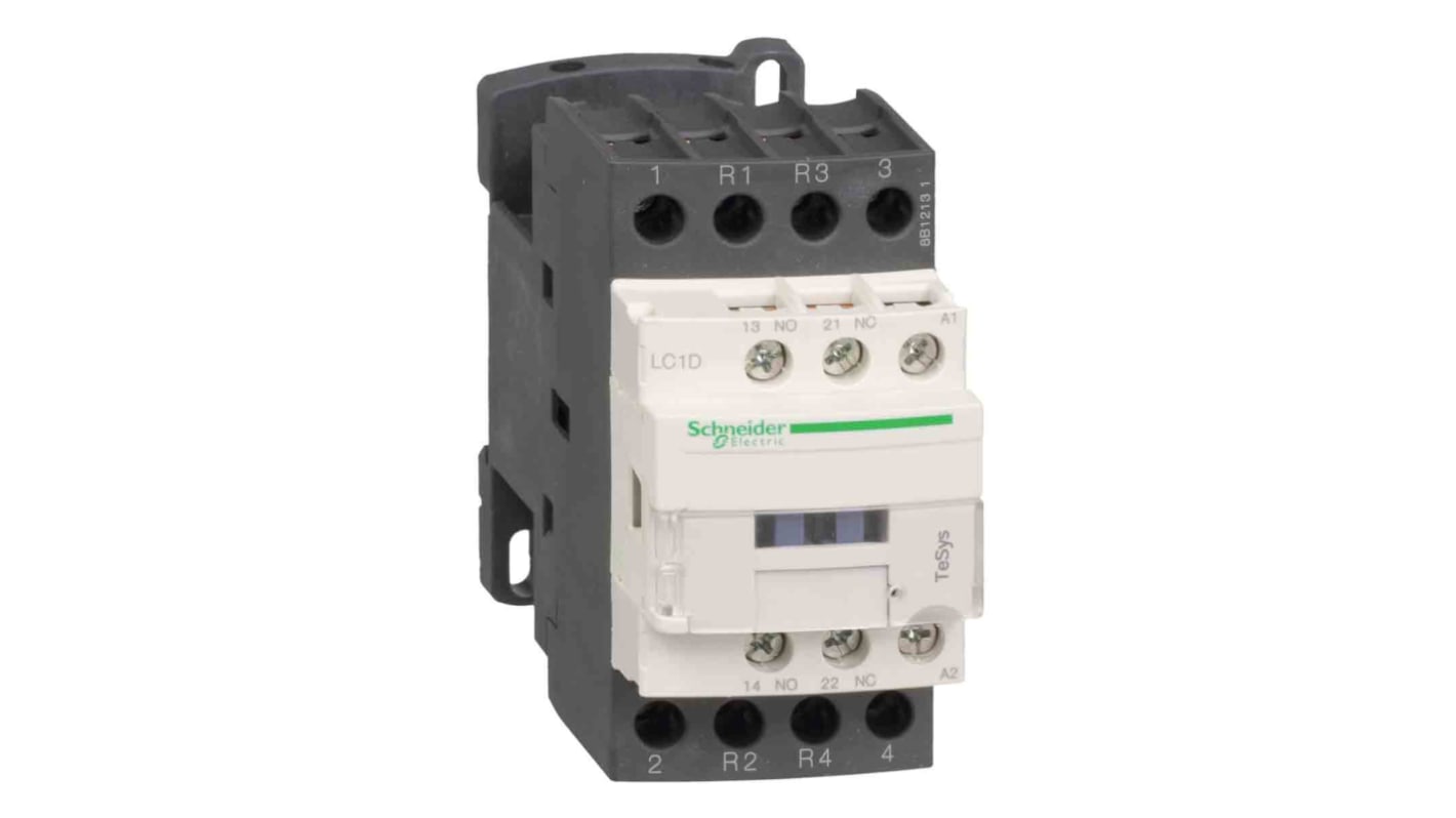 Stycznik 24 V DC Schneider Electric styki: 4 25 A 2NO + 2NC LC1D1286BDS207