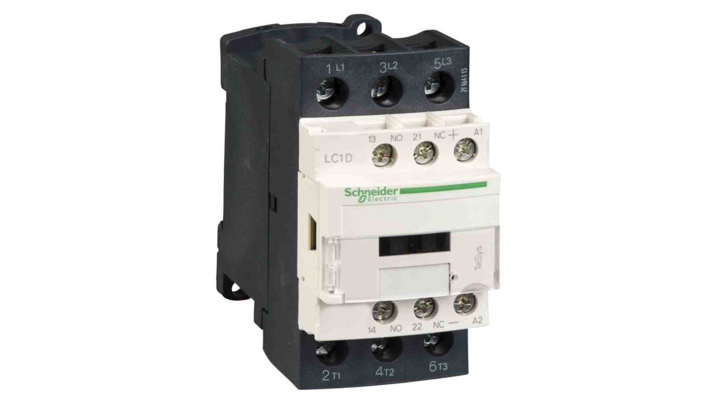 Schneider Electric TeSys D Wendeschütz 110 V dc-Spule, 3 -polig / 25 A 11 kW 3 Schließer Umkehrend