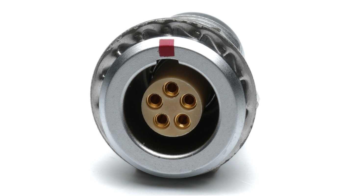 RS PRO Circular Connector, 5 Contacts, Panel Mount, 12mm Connector, Socket, Female, IP50