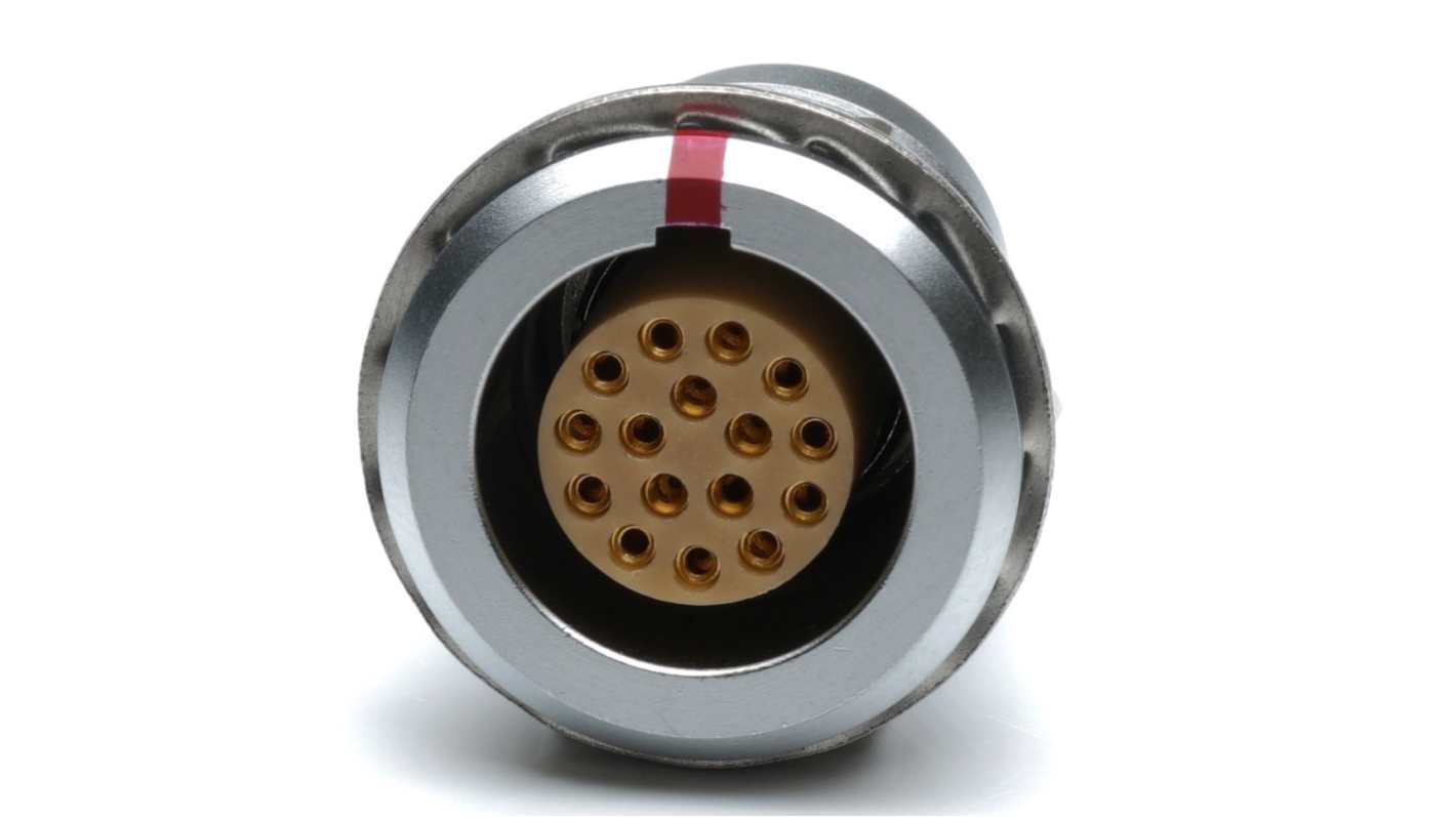 RS PRO Circular Connector, 16 Contacts, Panel Mount, M15 Connector, Socket, Female, IP50