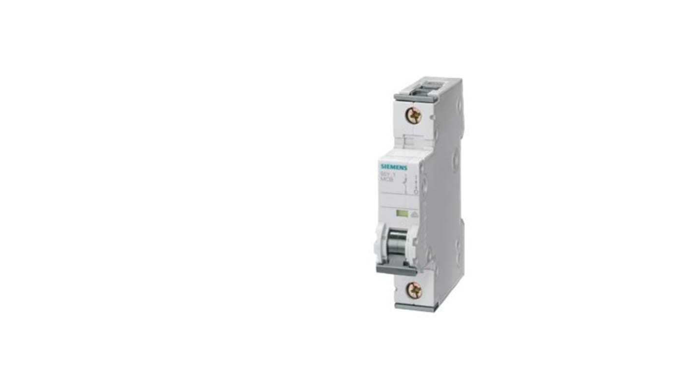 Interruttore magnetotermico Siemens 1P 63A 6 kA, Tipo C