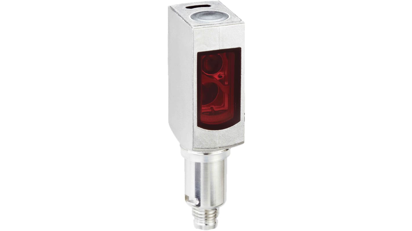 Rs-Online Sensore fotoelettrico Rettangolare SICK a soppressione di sfondo rilevamento 4 mm → 120 mm uscita PNP