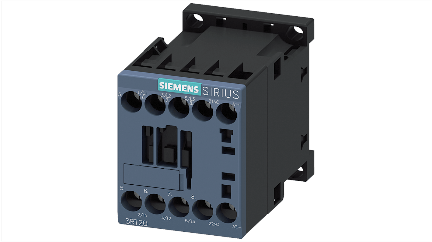 Siemens SIRIUS Leistungsschütz 24 V dc-Spule, 3 -polig / 9 A 4 kW 1 Öffner