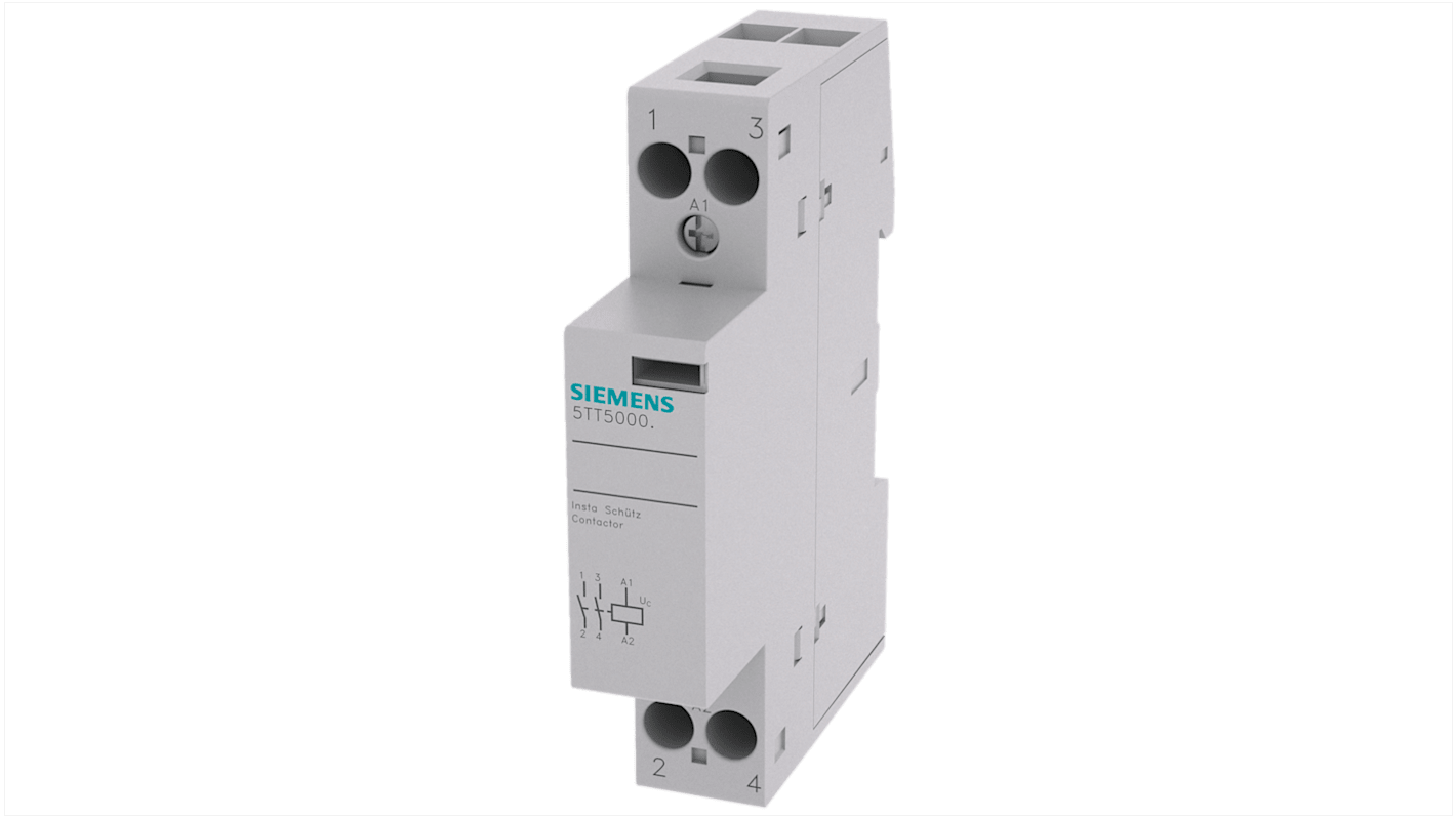 Siemens SENTRON Leistungsschütz 24 V-Spule, 2 -polig / 20 A 1 kW 2 Schließer