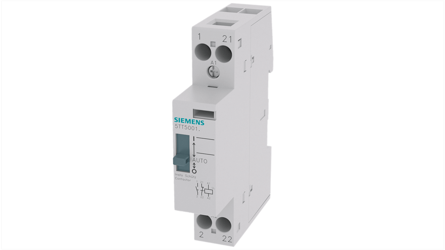 Stycznik 24 V Siemens styki: 2 1 kW 20 A 1NO + 1NC 5TT5801-8