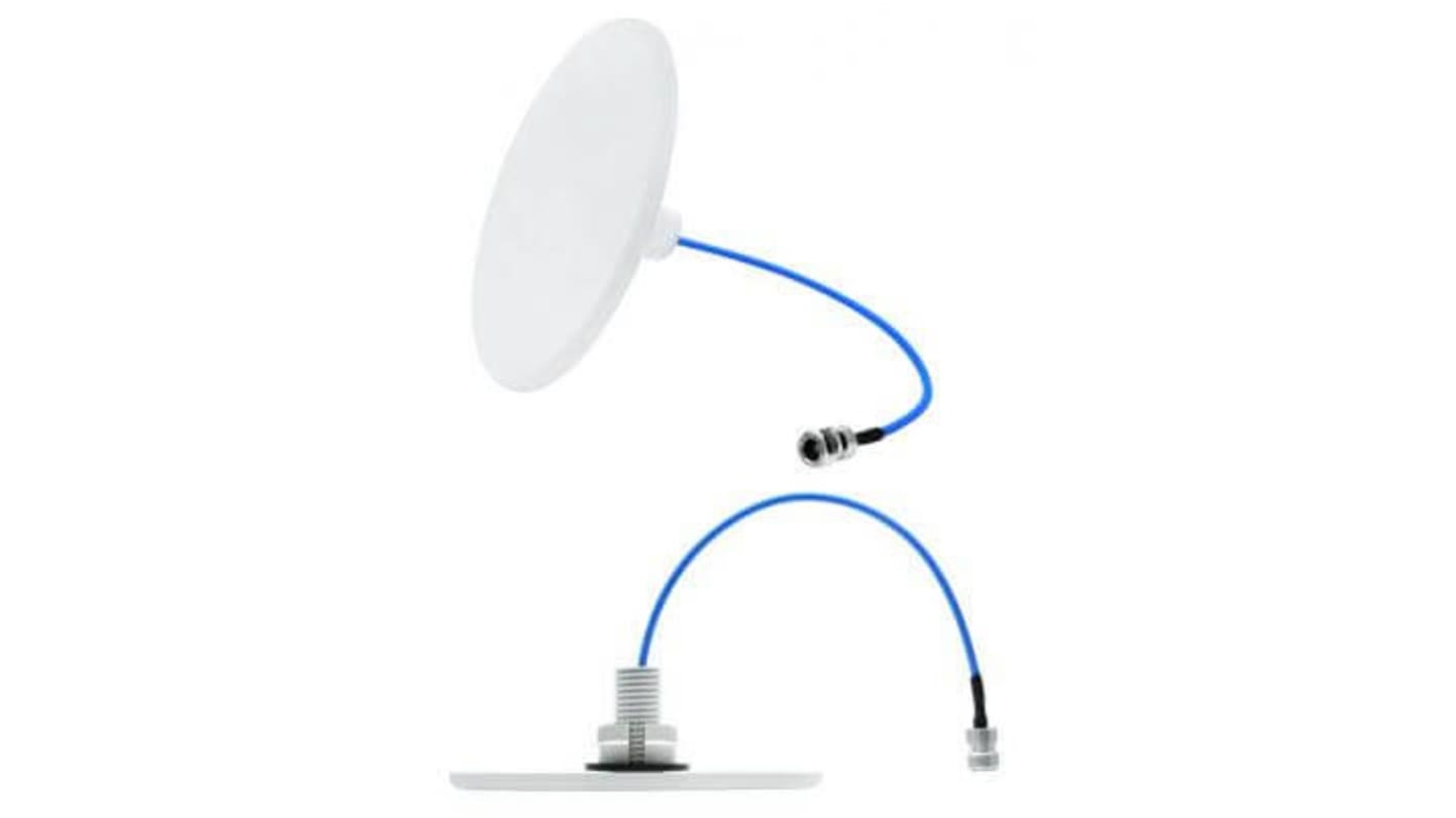 Omnidirectionnelle Antenne multibande Laird External Antennas CFSA69383P-30NF Plafond Plaque, Interne Femelle Type N