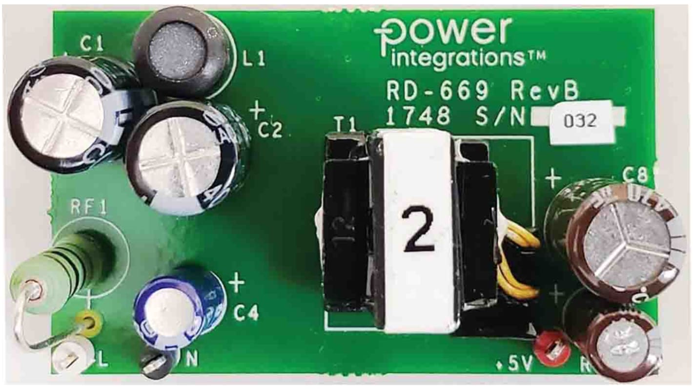 Power Integrations 開発キット, アダプタボード, 電源, アダプタ 用, RDK-669