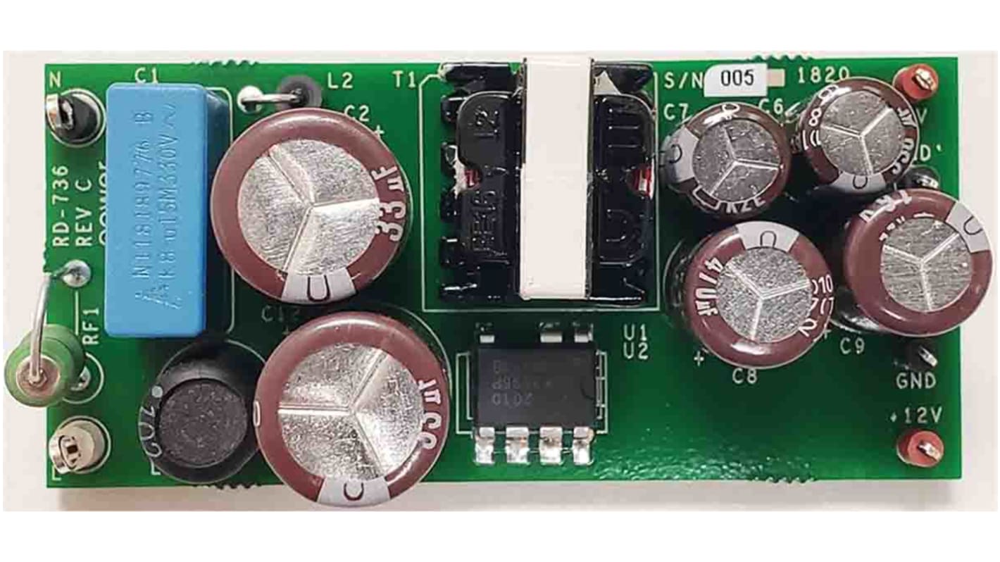 Power Integrations RDR-736 Flyback Converter for LinkSwitch-XT2 900 V for Embedded Power Supply