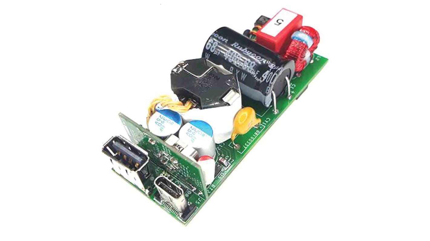 Power Integrations 開発キット, USBパワースイッチ, 電源ストリップ及びサージプロテクタ、壁面コンセント 用, RDK-848