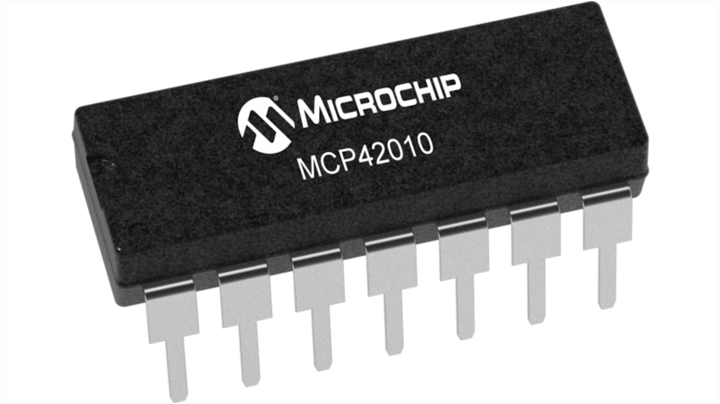Microchip Digitales Potenziometer SPI 12kΩ 2-Position Linear 2-Kanal SOIC 14-Pin