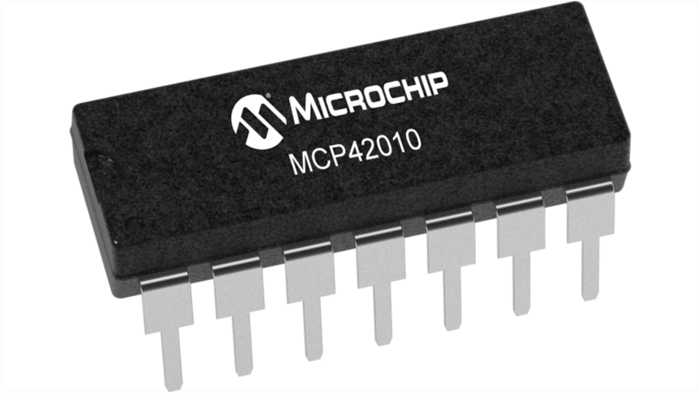 Microchip 数字电位器芯片, 12kΩ, 2位, 2通道, SPI接口, 14针, SOIC