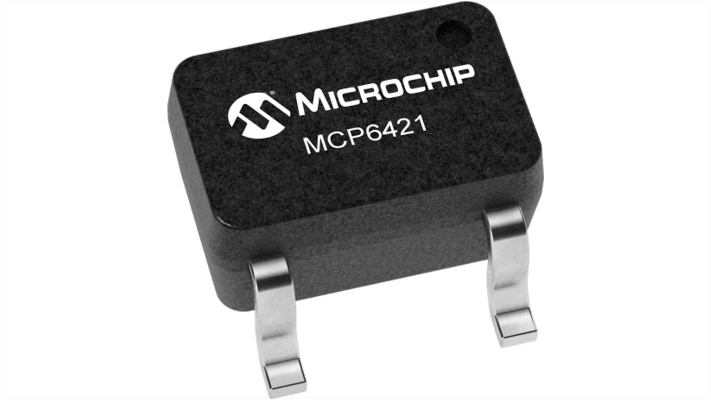 Amplificador operacional MCP6421T-E/OT, 1,8 V → 5,5 V 90kHz SOT-23, 5 pines 0,001 MHz