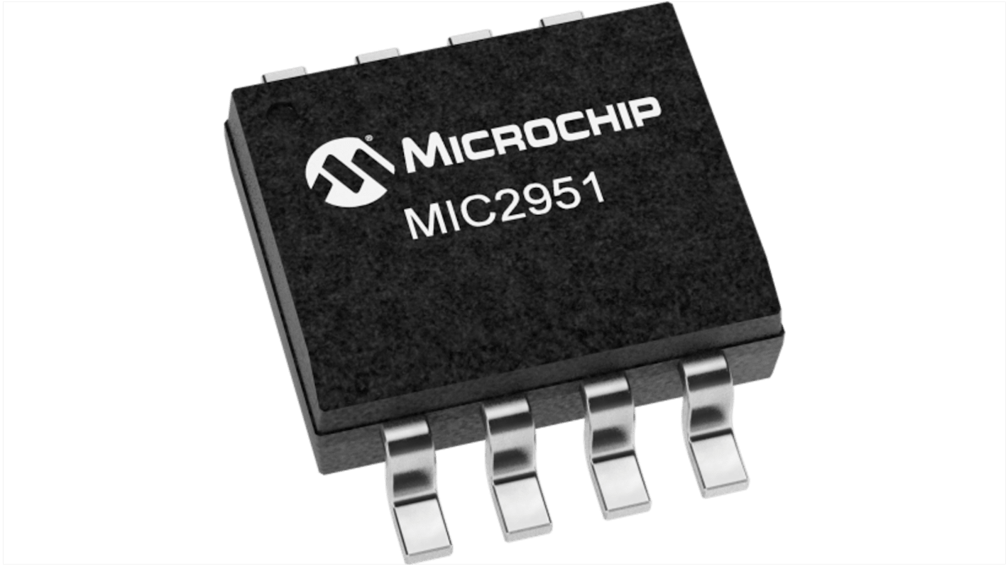 Microchip 稳压芯片, 5 V输出, 150mA最大输出, 单路输出, SOT-23, 表面贴装, 8针