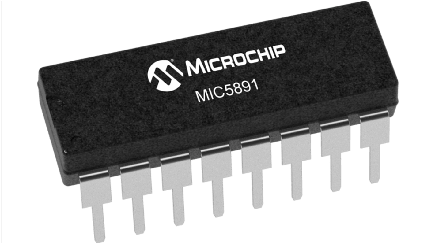 Microchip RS锁存器, MIC逻辑, 16p, 8Bit, 1元件, SOIC W