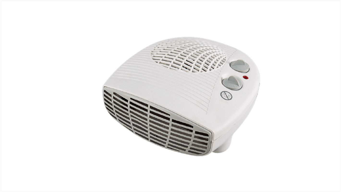RS PRO 2kW Fan Fan Heater, Floor Mounted, Type G - British 3-pin