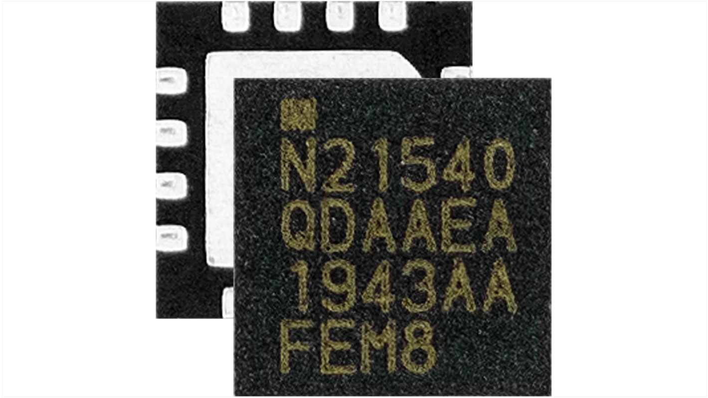 Nordic Semiconductor 射频放大器, 最大2.4 GHz, 噪声系数2.5dB, 16引脚, 13 dB功率增益