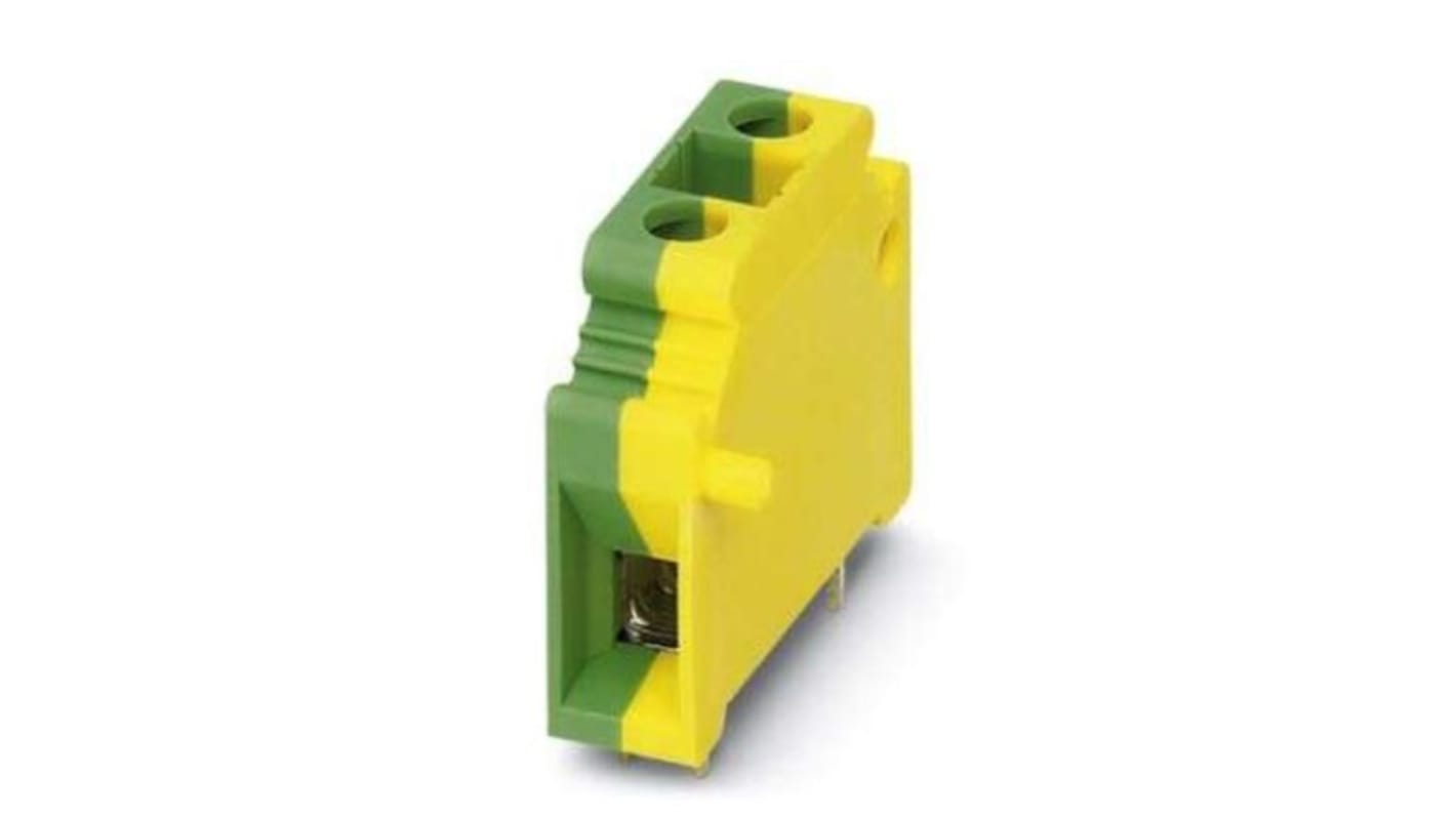 Phoenix Contact KDS10 Series PCB Terminal Block, 1-Contact, 10mm Pitch, 1-Row
