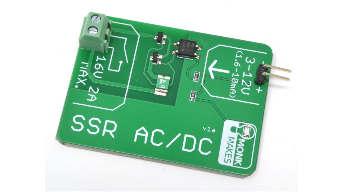 Monk Makes SSR Board Load Switch for M1271 for Arduino, Raspberry Pi