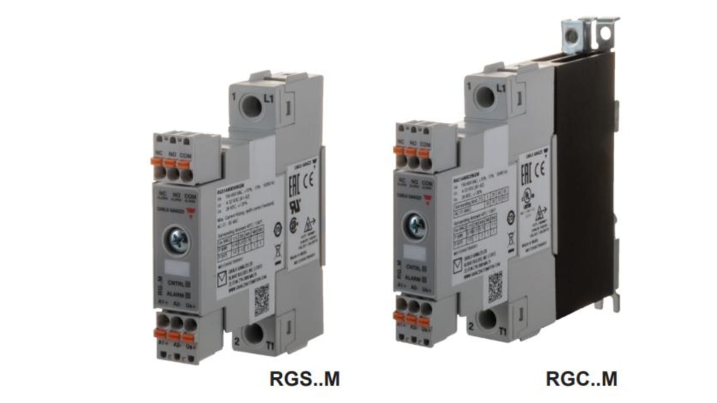 Carlo Gavazzi RGC Series Solid State Relay, 43 A Load, 660 V Load