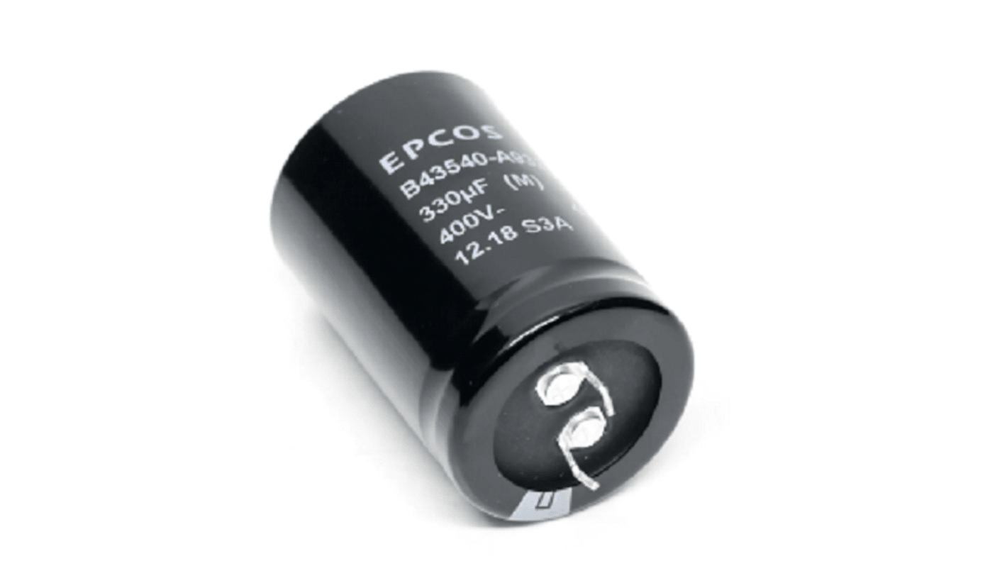 EPCOS 1000μF Aluminium Electrolytic Capacitor 200V dc, Snap-In - B43544B2108M060
