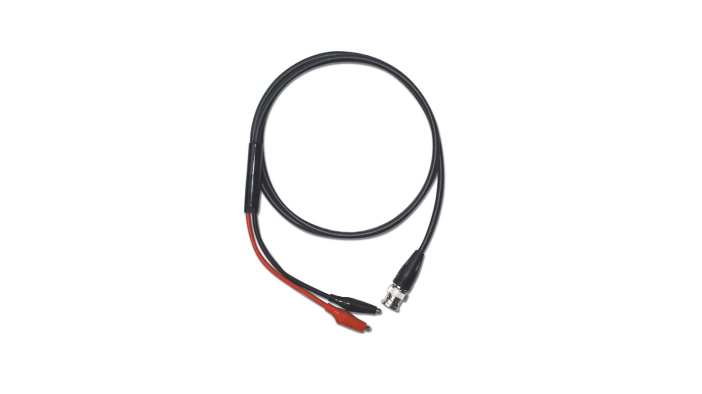BK Precision BNC测试线, 1m线长, 500V 交流, 10A, 黑色，红色, 母座至公插