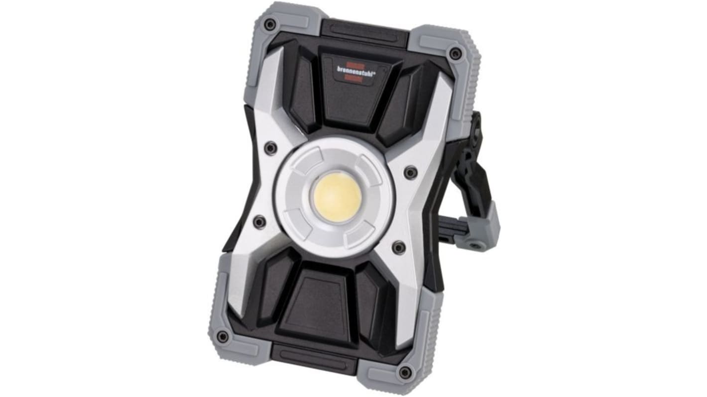 Brennenstuhl RUFUS LED Baustrahler Flutlicht 3,7 V Akku / 15 W 1500 lm, 114 mm x 180mm x 48 mm