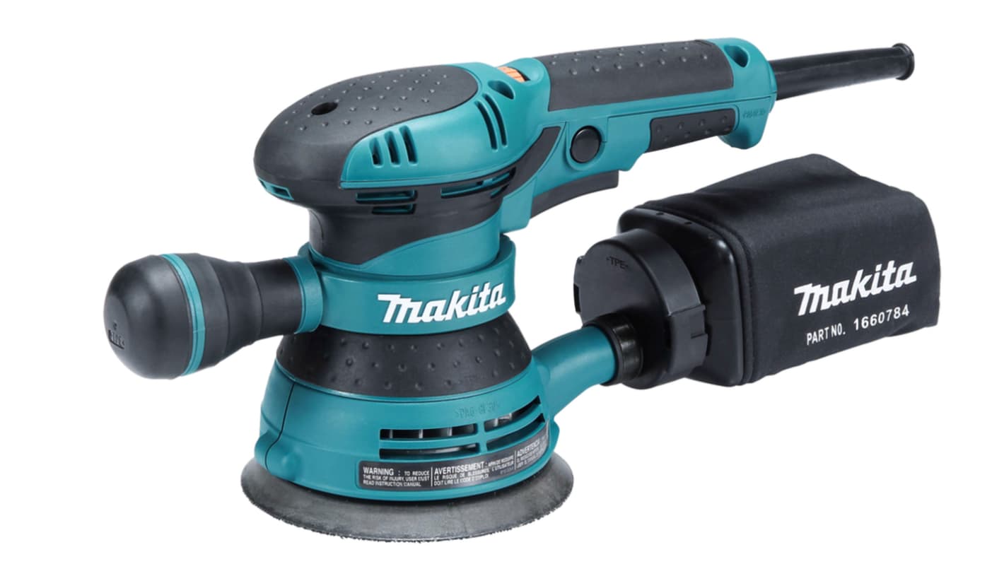 Makita BO5041 125mm Corded Orbital Sander, UK Plug