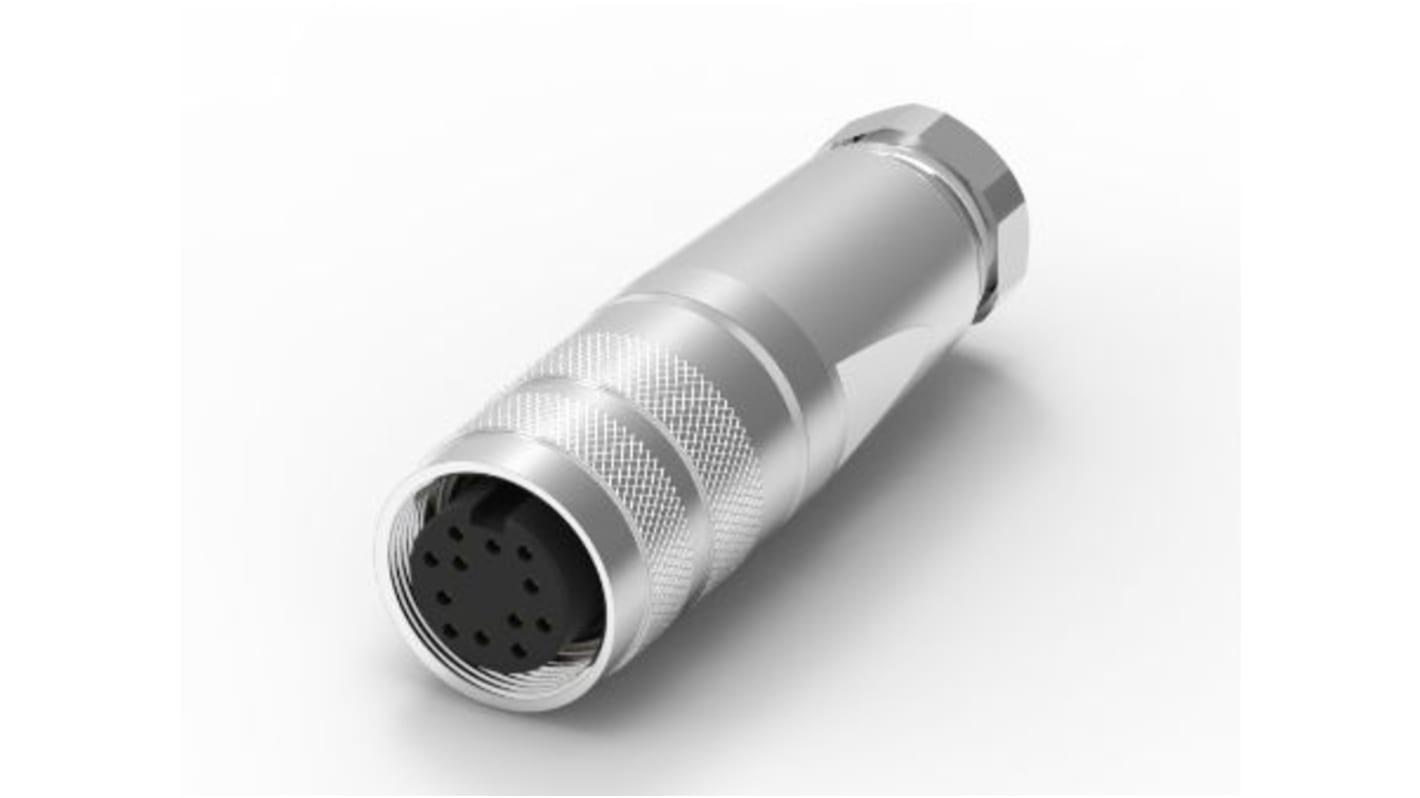 RS PRO 12 Pole M16 Din, 3A, 50 V IP67, Screw Lock, Female, Cable Mount